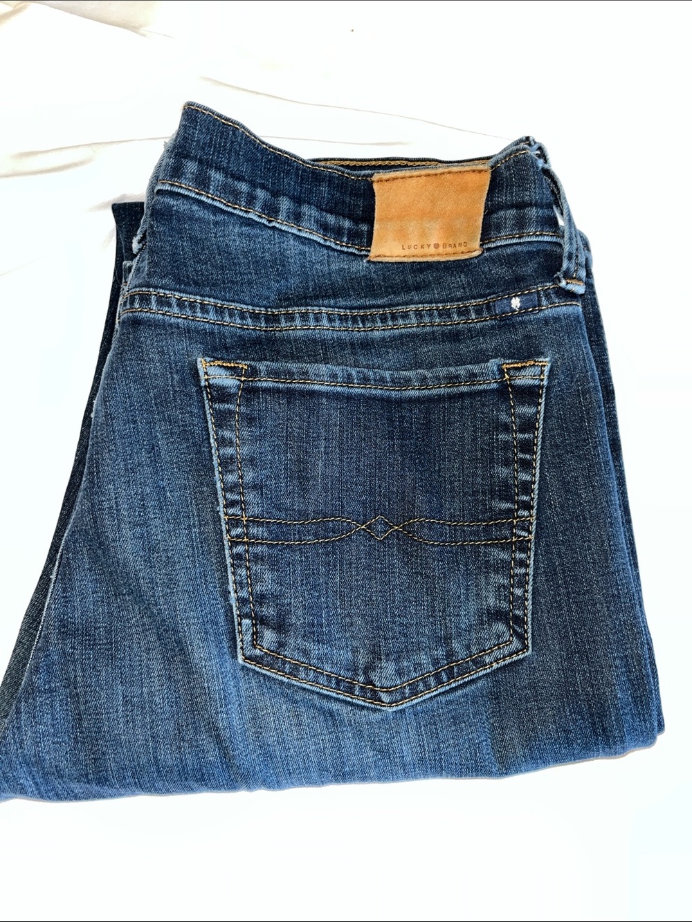 Lucky Brand Women's Sweet Boot Dark Indigo Flare Jeans 10/30 R‎ - Picture 9 of 9